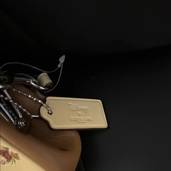 Coach Yellow and Brown Mickey Mouse Clutch - Picture 5 of 5